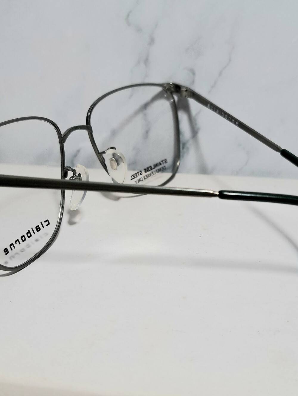 Vintage Liz Claiborne Women Oversized Metal Eyeglass Frame Glasses 54'15-140 - Picture 4 of 6